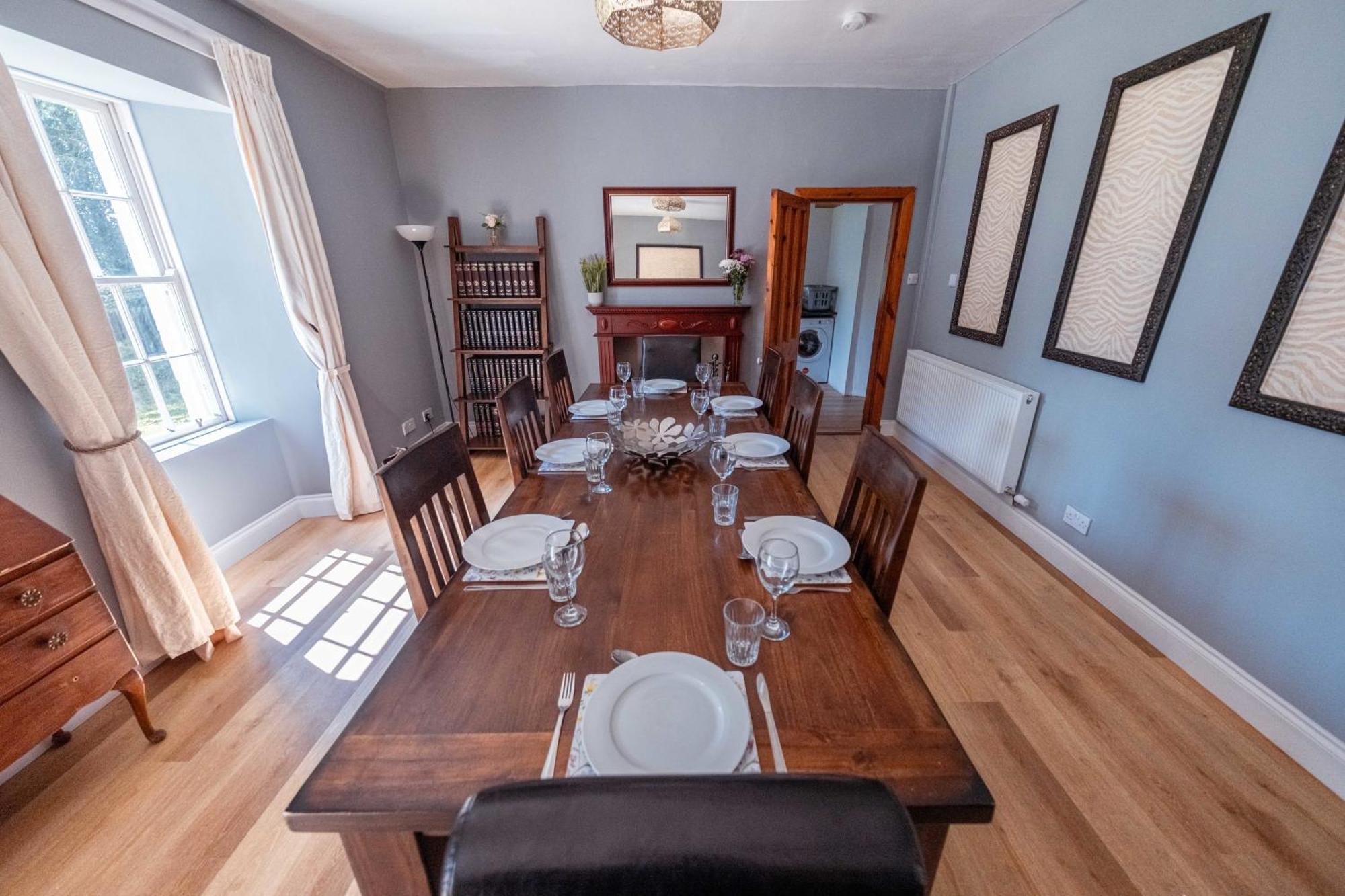 Large Country House With Garden, Outdoor Spa Area & Games Room With Hot Tub And Fire Pit Wigtown Luaran gambar
